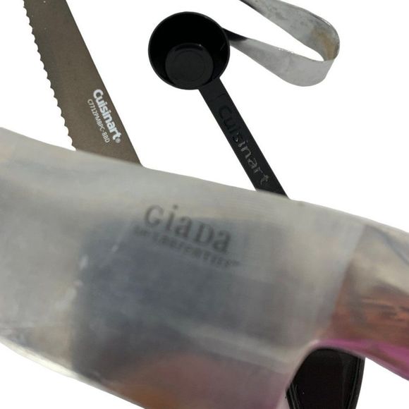 Lot of Mixed Kitchen Utensils Knives Pizza Cutter Sink Strainer Spoon Spatula 50 - Picture 6 of 11